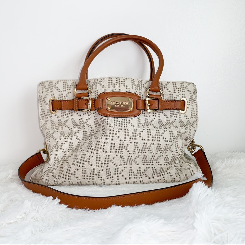 Michael Kors White MK purse